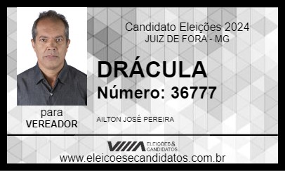 Candidato DRÁCULA 2024 - JUIZ DE FORA - Eleições