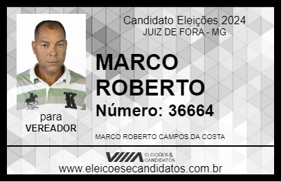 Candidato MARCO ROBERTO 2024 - JUIZ DE FORA - Eleições