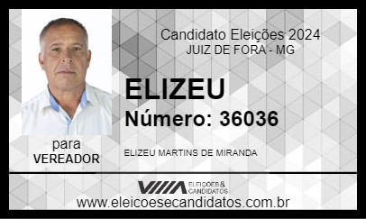 Candidato ELIZEU 2024 - JUIZ DE FORA - Eleições