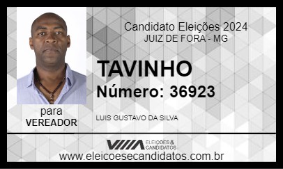 Candidato TAVINHO 2024 - JUIZ DE FORA - Eleições