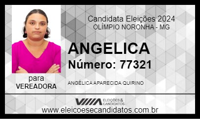 Candidato ANGELICA 2024 - OLÍMPIO NORONHA - Eleições