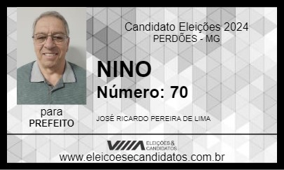 Candidato NINO 2024 - PERDÕES - Eleições