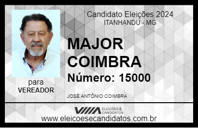 Candidato MAJOR COIMBRA 2024 - ITANHANDU - Eleições