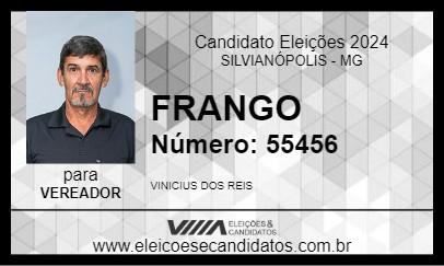 Candidato FRANGO 2024 - SILVIANÓPOLIS - Eleições