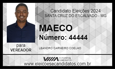 Candidato MAECO 2024 - SANTA CRUZ DO ESCALVADO - Eleições