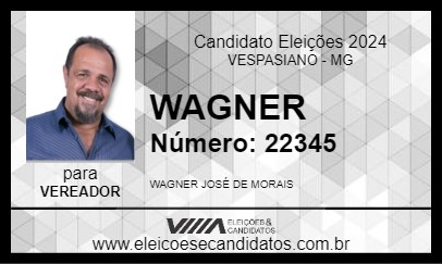 Candidato WAGNER 2024 - VESPASIANO - Eleições