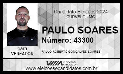 Candidato PAULO SOARES 2024 - CURVELO - Eleições