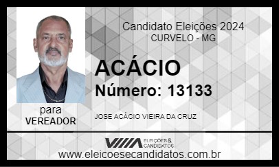 Candidato ACÁCIO 2024 - CURVELO - Eleições