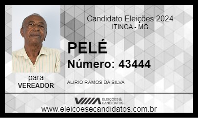 Candidato PELÉ 2024 - ITINGA - Eleições