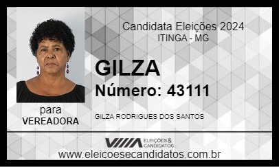 Candidato GILZA 2024 - ITINGA - Eleições