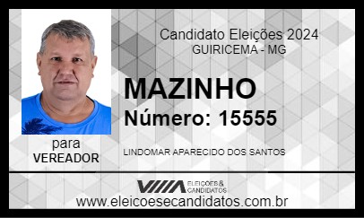 Candidato MAZINHO 2024 - GUIRICEMA - Eleições