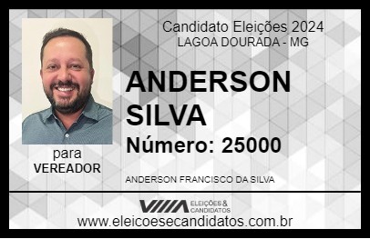 Candidato ANDERSON SILVA 2024 - LAGOA DOURADA - Eleições