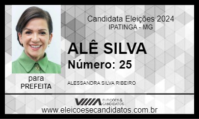 Candidato ALÊ SILVA DA SAÚDE 2024 - IPATINGA - Eleições