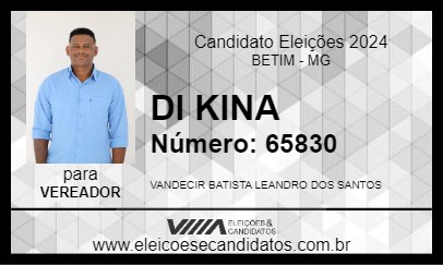 Candidato DI KINA 2024 - BETIM - Eleições