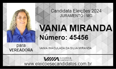 Candidato VANIA MIRANDA 2024 - JURAMENTO - Eleições