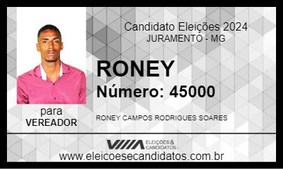 Candidato RONEY 2024 - JURAMENTO - Eleições