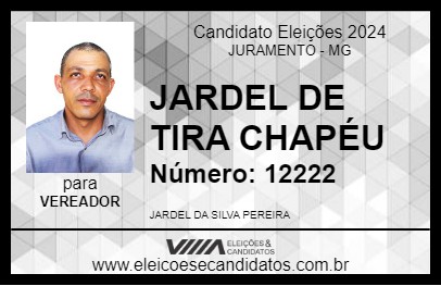 Candidato JARDEL DE TIRA CHAPÉU 2024 - JURAMENTO - Eleições