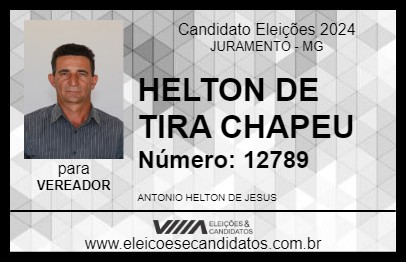 Candidato HELTON DE TIRA CHAPEU 2024 - JURAMENTO - Eleições