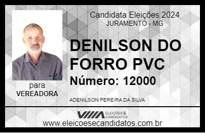 Candidato DENILSON DO FORRO PVC 2024 - JURAMENTO - Eleições