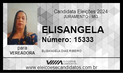 Candidato ELISANGELA 2024 - JURAMENTO - Eleições