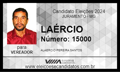 Candidato LAÉRCIO 2024 - JURAMENTO - Eleições