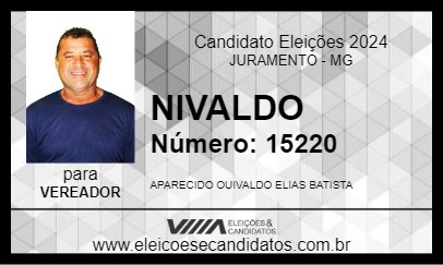 Candidato NIVALDO 2024 - JURAMENTO - Eleições