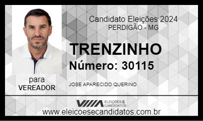 Candidato TRENZINHO 2024 - PERDIGÃO - Eleições