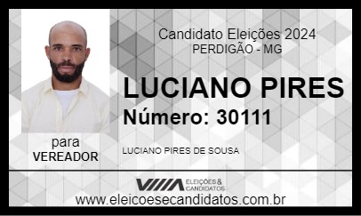 Candidato LUCIANO PIRES 2024 - PERDIGÃO - Eleições