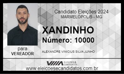 Candidato XANDINHO 2024 - MARMELÓPOLIS - Eleições