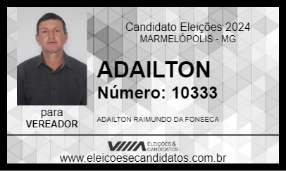 Candidato ADAILTON 2024 - MARMELÓPOLIS - Eleições