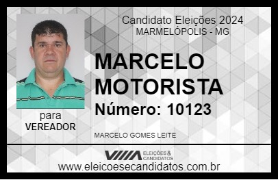 Candidato MARCELO MOTORISTA 2024 - MARMELÓPOLIS - Eleições