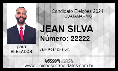 Candidato JEAN SILVA 2024 - IGUATAMA - Eleições