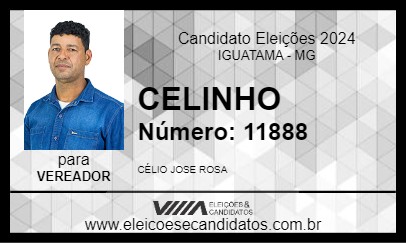 Candidato CELINHO 2024 - IGUATAMA - Eleições