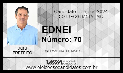 Candidato EDNEI 2024 - CÓRREGO DANTA - Eleições