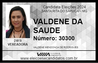 Candidato VALDENE 2024 - SANTA RITA DO SAPUCAÍ - Eleições