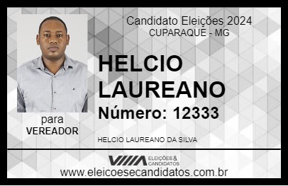 Candidato HELCIO LAUREANO 2024 - CUPARAQUE - Eleições