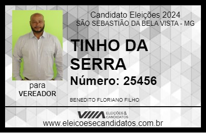 Candidato TINHO DA SERRA 2024 - SÃO SEBASTIÃO DA BELA VISTA - Eleições