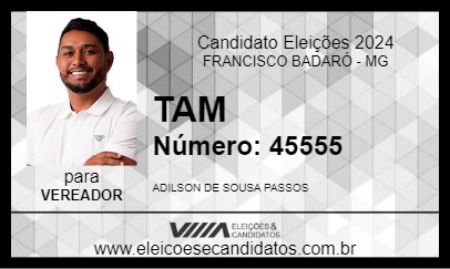 Candidato TAM 2024 - FRANCISCO BADARÓ - Eleições