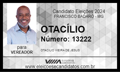 Candidato OTACÍLIO 2024 - FRANCISCO BADARÓ - Eleições