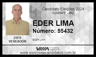 Candidato EDER LIMA 2024 - IGARAPÉ - Eleições