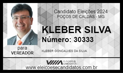 Candidato KLEBER SILVA 2024 - POÇOS DE CALDAS - Eleições