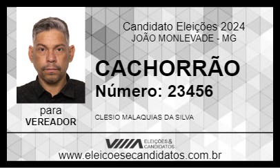 Candidato CACHORRÃO 2024 - JOÃO MONLEVADE - Eleições