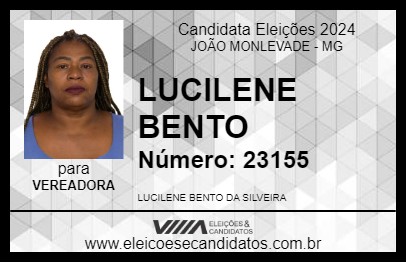 Candidato LUCILENE BENTO 2024 - JOÃO MONLEVADE - Eleições