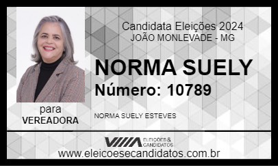 Candidato NORMA SUELY 2024 - JOÃO MONLEVADE - Eleições