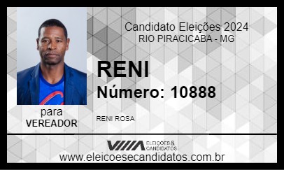 Candidato RENI 2024 - RIO PIRACICABA - Eleições