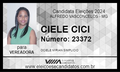 Candidato CIELE CICI 2024 - ALFREDO VASCONCELOS - Eleições