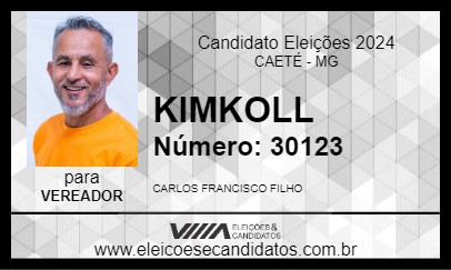 Candidato KIMKOLL 2024 - CAETÉ - Eleições