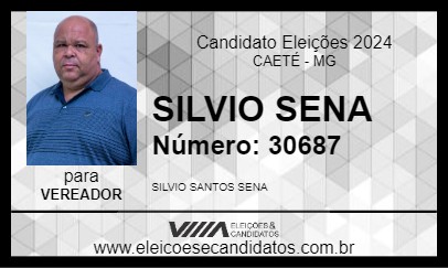 Candidato SILVIO SENA 2024 - CAETÉ - Eleições