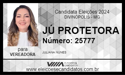 Candidato JÚ PROTETORA 2024 - DIVINÓPOLIS - Eleições