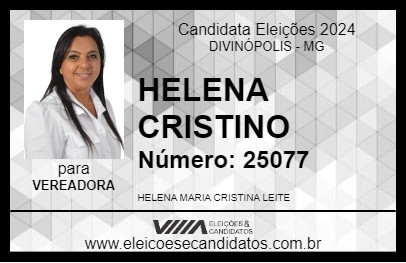 Candidato HELENA CRISTINO 2024 - DIVINÓPOLIS - Eleições